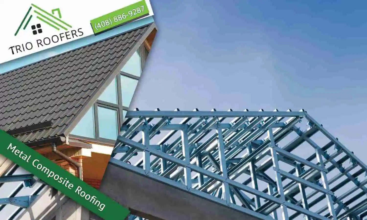 Metal composite roofing
