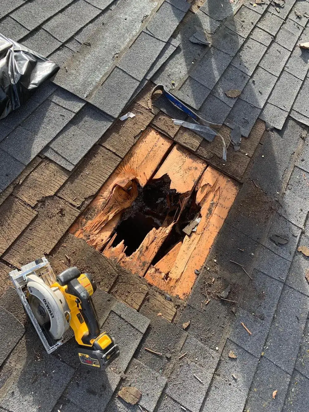 Roof leak repair